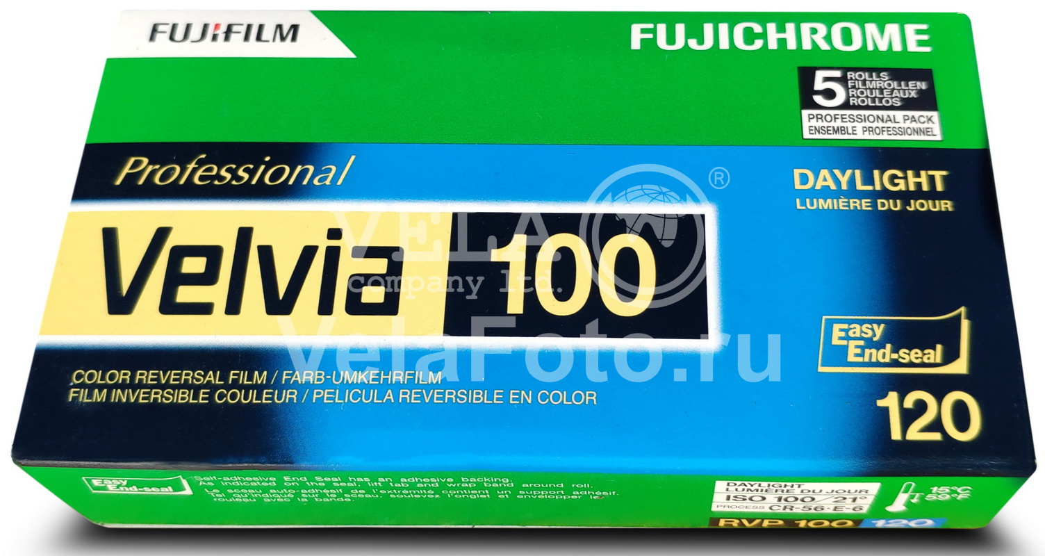 Фотоплёнка Фуджи FujiFilm 120 VELVIA100 EP EC NP 12 EX 5