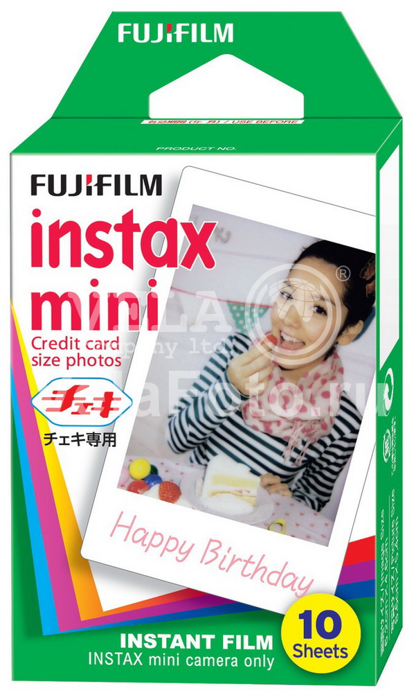 Картридж Fujifilm Colorfilm Instax MINI Glossy, 10 снимков купить оптом ...