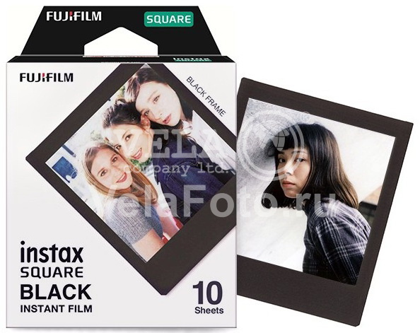 Картридж Fujifilm instax SQUARE Black Frame, 10 снимков